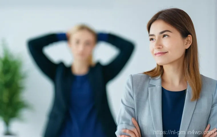 진정성을 위한 건강한 경계 설정 - **Image Prompt: The Empowered 'No'**
    *   **Description:** A young woman, appearing calm and self...