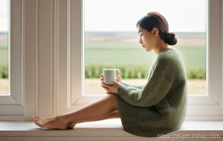 자기 이해를 통한 진정성 회복 방법 - **Prompt 1: Embracing Inner Serenity and Self-Reflection**
    "A peaceful and contemplative woman, ...