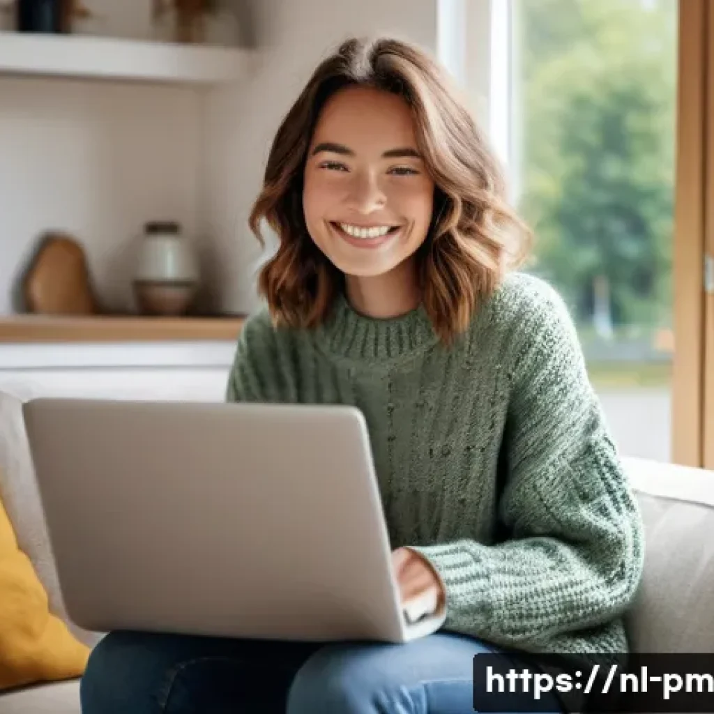 진정성 발견을 위한 상호 작용의 중요성 - **Prompt: "Authentic Connection in a Digital World"**
    A young adult, with a warm and inviting ex...