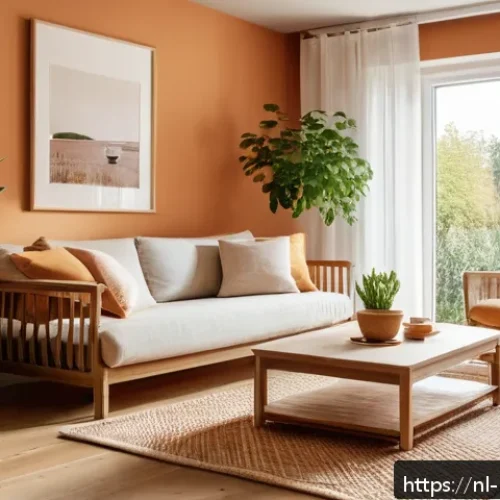 진정성 찾기 위해 나만의 공간 디자인하기 - A cozy and inviting Dutch living room bathed in soft natural daylight streaming through large window...